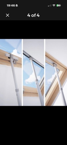 Opening rod pole for roof - rod,